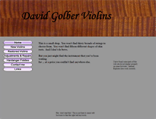 Tablet Screenshot of dgviolins.com